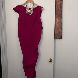 Gabrielle Union for NY&Co Plum Pencil Dress